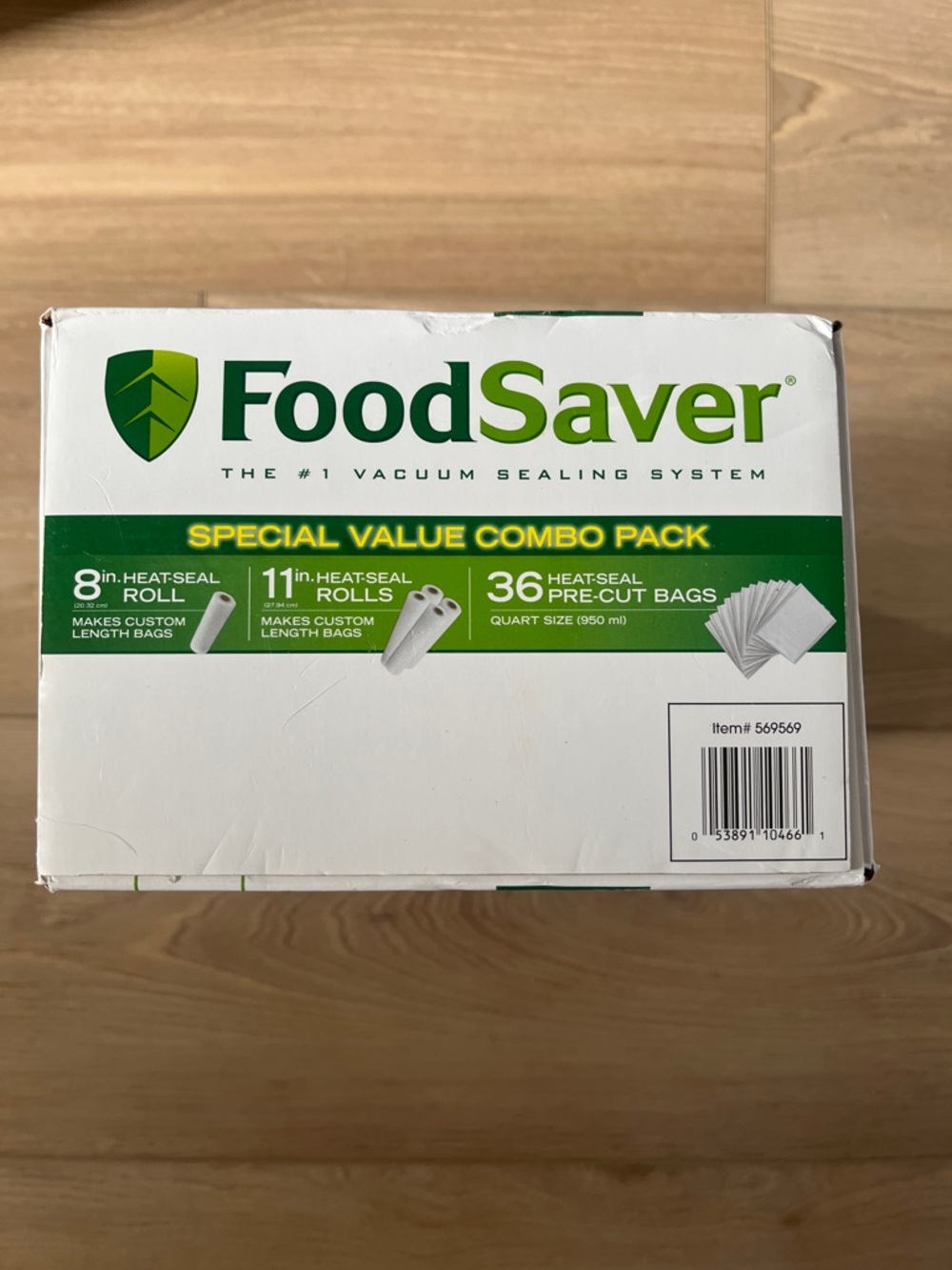 Brand New FoodSaver Combo Pack bags and Heat-seal Rolls - Picture 2 of 3